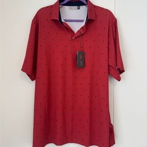 KJUS Men’s Golf Polo | 3XL Fits Like 2XL | UPF 50+ Performance | NWT